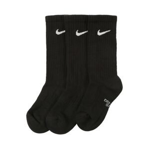 Nike Sportswear Ponožky 'Cushioned Crew'  biela / čierna