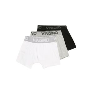 VINGINO Nohavičky  sivá melírovaná / čierna / biela