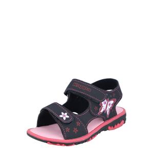 KAPPA Sandále 'BLOSSOM'  ružová / námornícka modrá / pastelovo ružová / svetlofialová / malinová
