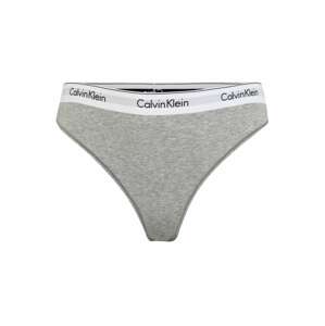Calvin Klein Underwear Tangá 'THONG'  sivá melírovaná