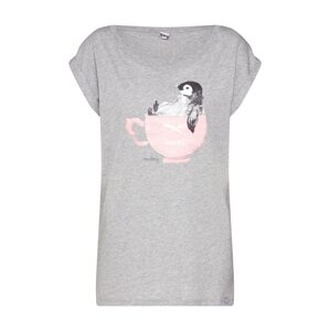 Iriedaily Shirt 'Pingulax Tee'  sivá melírovaná