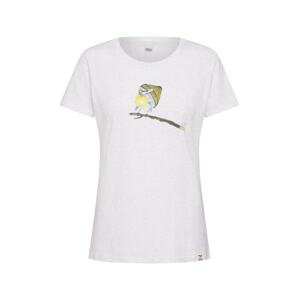 Iriedaily Tričko 'It Birdy'  zmiešané farby / biela melírovaná