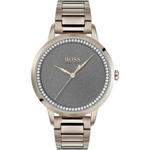 BOSS Casual Analógové hodinky  ružové zlato / tmavosivá