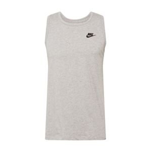 Nike Sportswear Tričko 'Club'  sivá melírovaná