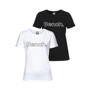 BENCH Tričko  čierna / biela