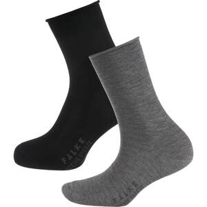 FALKE Ponožky 'Breeze'  sivá melírovaná / čierna