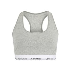 Calvin Klein Underwear Podprsenka 'UNLINED BRALETTE'  sivá melírovaná