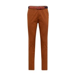 SELECTED HOMME Chino nohavice 'YARD PANTS'  hnedá