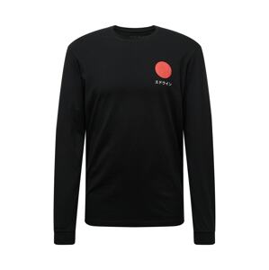 EDWIN Tričko 'Japanese Sun'  čierna