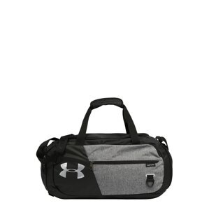 UNDER ARMOUR Športová taška 'Undeniable'  čierna / sivá melírovaná / svetlosivá