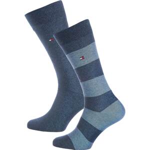 Tommy Hilfiger Underwear Ponožky  modrá / svetlomodrá