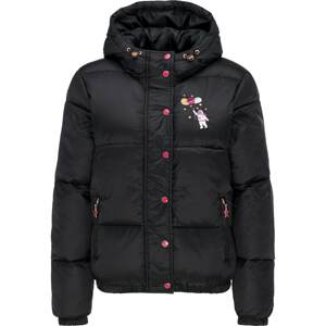 MYMO Zimná bunda  čierna / zmiešané farby