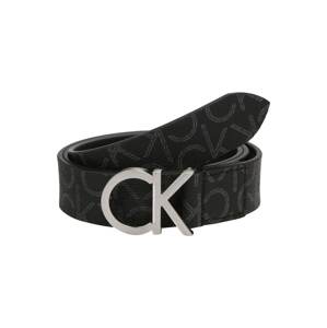 Calvin Klein Opasky 'Mono 3'  čierna / strieborná