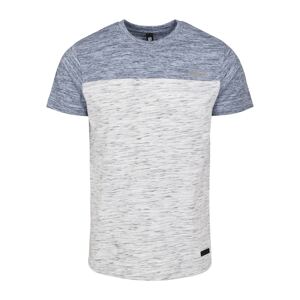 SOUTHPOLE T-Shirt  biela melírovaná / modrá melírovaná
