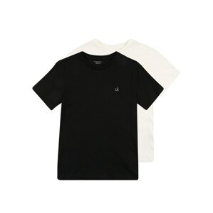 Calvin Klein Underwear Pyžamo '2PK SS TEE'  čierna / biela