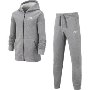 Nike Sportswear Joggingová súprava  sivá melírovaná / biela