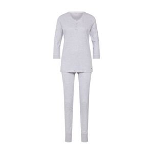 Esprit Bodywear Pyžamo 'Jordyn'  sivá melírovaná / biela