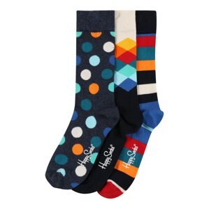 Happy Socks Ponožky  zmiešané farby / námornícka modrá / enciánová / žltá / petrolejová