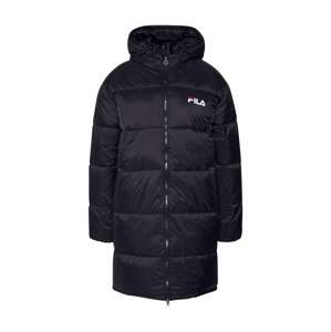 FILA Zimný kabát 'BRONWED'  čierna / biela / červená
