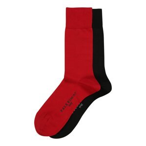 FALKE Ponožky 'Cool 24/7 2-Pack'  červená / čierna