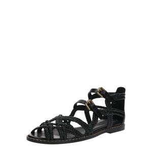 See by Chloé Remienkové sandále  čierna