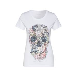 EINSTEIN & NEWTON Tričko 'Crazy Skull T-Shirt'  zmiešané farby / biela