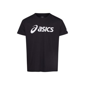 ASICS Funkčné tričko 'BIG LOGO'  čierna / biela