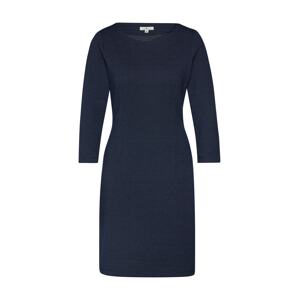 TOM TAILOR Kokteilové šaty 'dress shift structured'  námornícka modrá