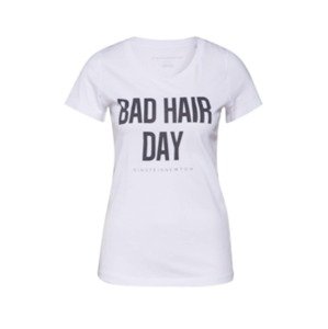 EINSTEIN & NEWTON Tričko 'bad hair day'  čierna / biela