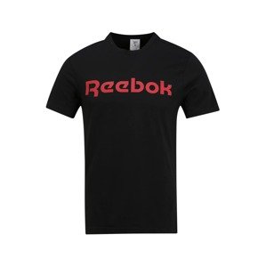 Reebok Sport Funkčné tričko 'GS Reebok Linear Re'  čierna / červená