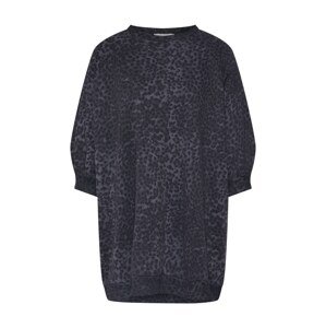 Ragdoll LA Mikina 'Super Oversized Flame Sweatshirt'  sivá / čierna