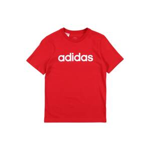 ADIDAS PERFORMANCE Funkčné tričko 'YB E LIN'  červená / biela