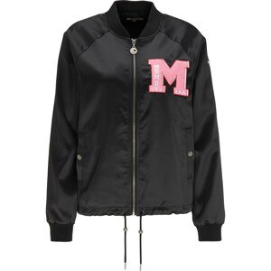 MYMO Prechodná bunda  ružová / čierna