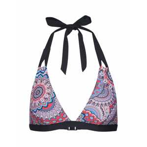 Esprit Bodywear Bikinový top 'Maldives Beach'  čierna / ružová / orgovánová