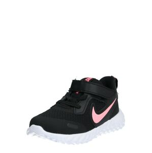 NIKE Športová obuv 'Revolution 5'  čierna / ružová