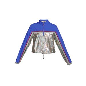 myMo ATHLSR Športová bunda  ružová / modrá / strieborná