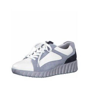Tamaris Pure Relax Sneaker  sivá / námornícka modrá / biela