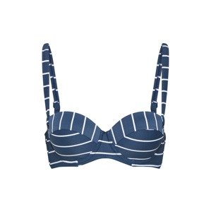 Esprit Bodywear Bikinový top 'Nelly Beach'  biela / námornícka modrá
