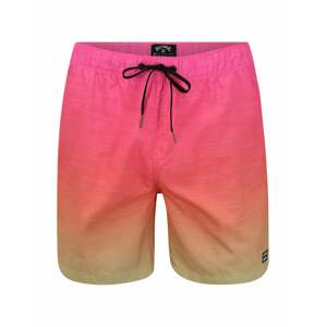 BILLABONG Plavecké šortky 'All Day Faded'  ružová / oranžová / žltá