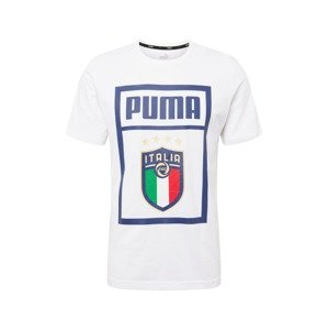 PUMA Funkčné tričko  biela / zelená / červená / námornícka modrá