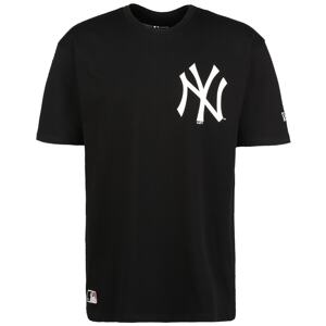NEW ERA Tričko 'MLB New York Yankees'  čierna / biela