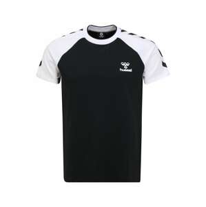 Hummel Funkčné tričko 'Mark'  čierna / biela