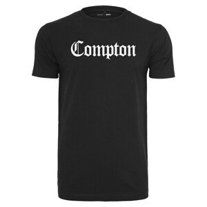 Mister Tee Tričko 'Compton'  čierna / biela