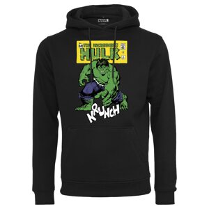 Mister Tee Mikina 'Hulk Crunch'  čierna / zelená / žltá / biela