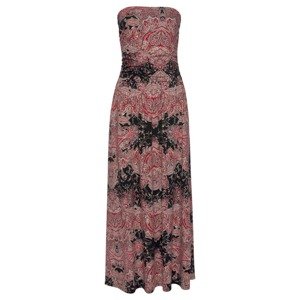 LASCANA Plážové šaty  ružová / čierna / zmiešané farby