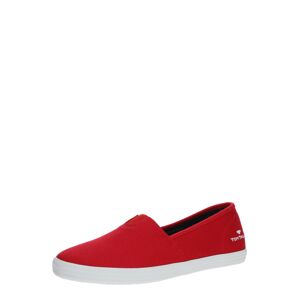 TOM TAILOR Slip-on obuv  svetločervená