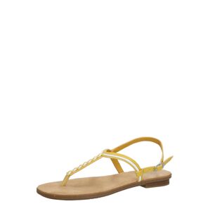 RIEKER Sandále  žltá / biela