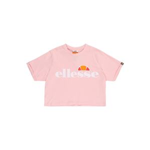 ELLESSE T-Shirt 'NICKY'  ružová / biela / oranžová / svetločervená
