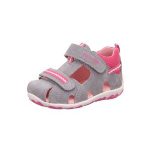 SUPERFIT Sandále 'Fanni'  ružová / sivá