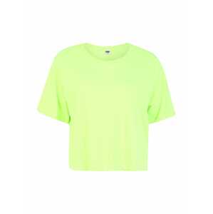 Urban Classics Curvy Shirt 'Neon Tee'  neónovo zelená